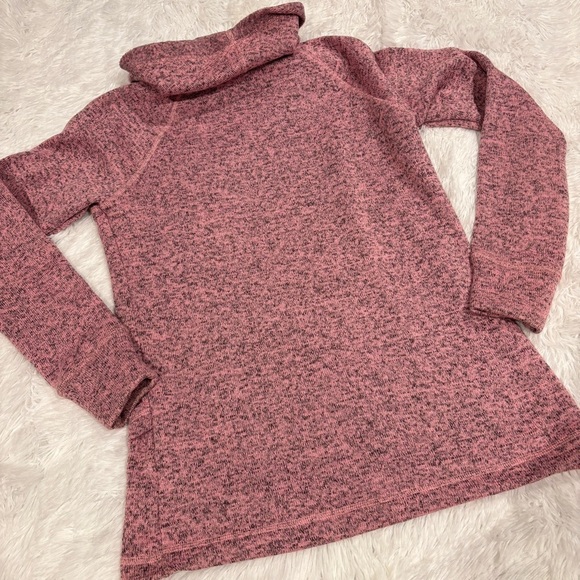 Ideology Women's Cowl Neck Cross-Over Hem Essentia Pink Gray size Small - Picture 8 of 10